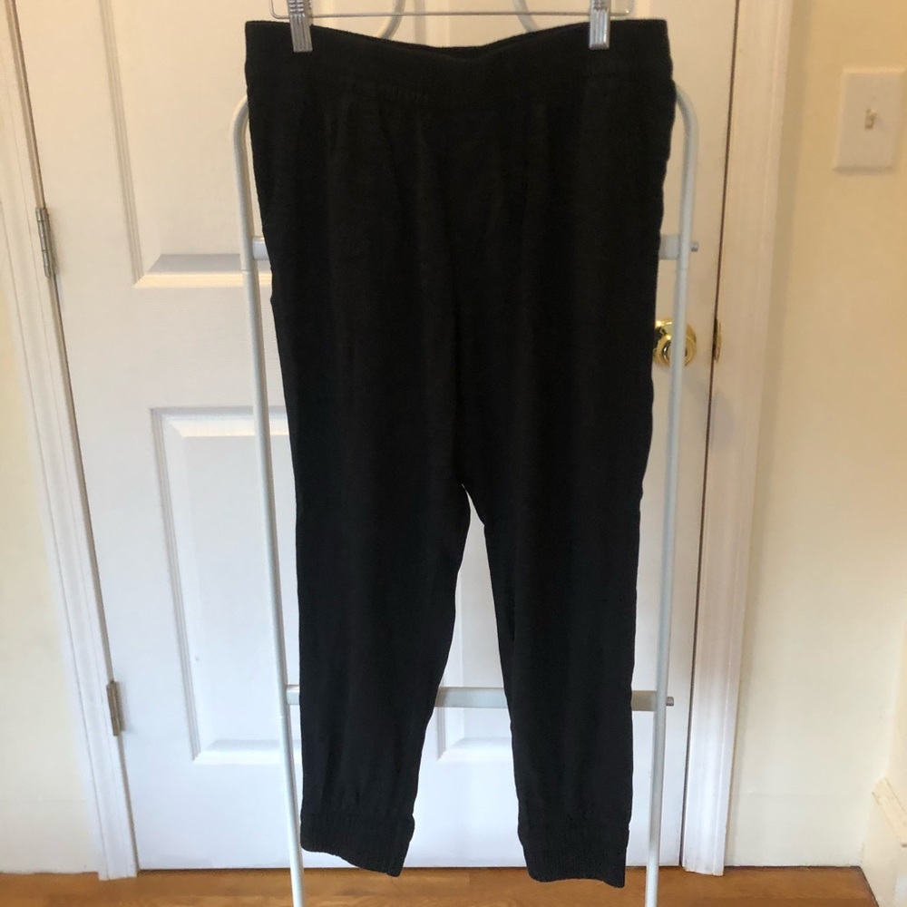 Black Old Navy Linen Blend Joggers!